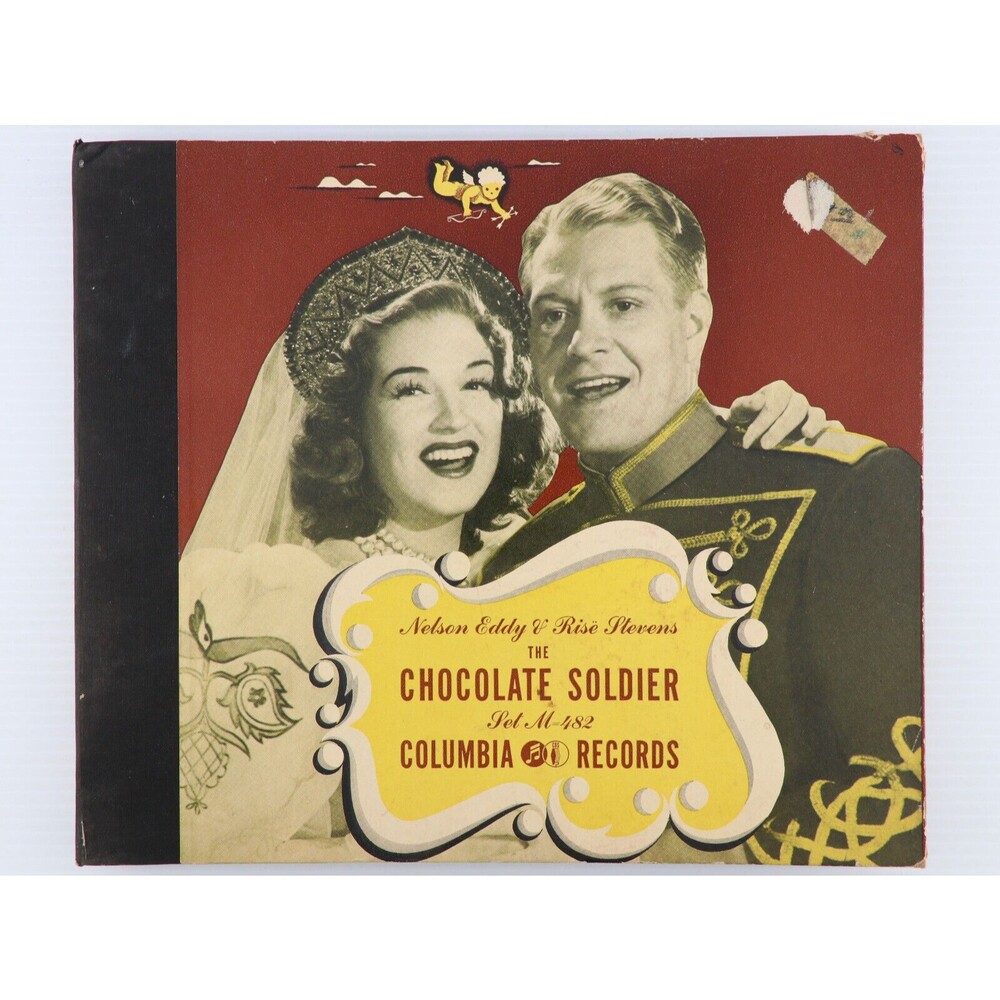 Nelson Eddy & Risë Stevens The Chocolate Soldier 3x 78rpm Record Book Set M-482